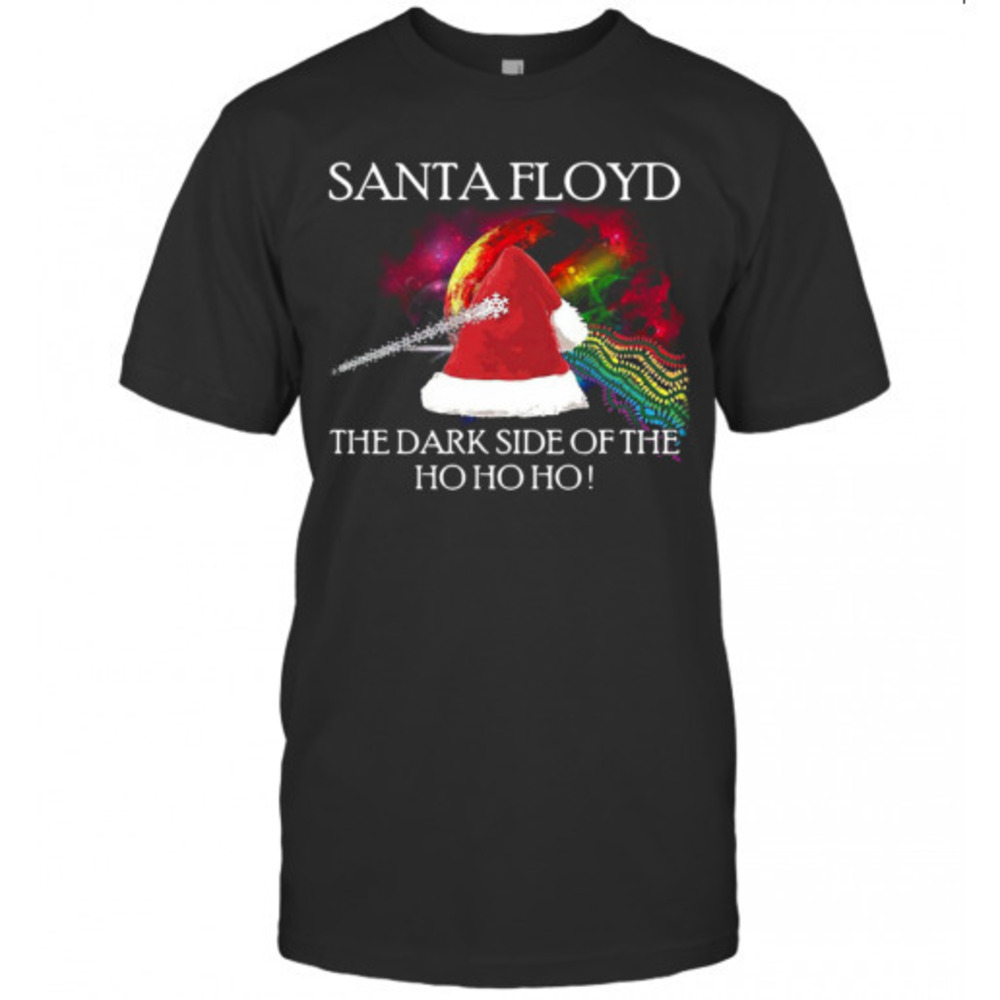 Santa Floyd The Dark Side Of The Ho Ho Ho Christmas Tshirt